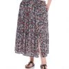 Karen Kane Plus Size Tiered Midi Skirt