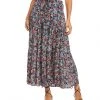 Karen Kane Tiered Midi Skirt Clothing