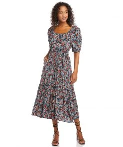 Karen Kane Clothing Poof Sleeve Dress