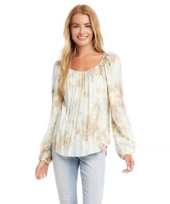 Karen Kane Peasant Top