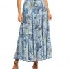 Karen Kane Petites Petite Size Tiered Midi Skirt