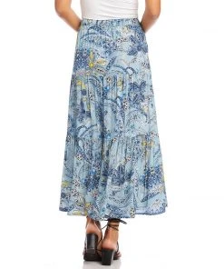 Karen Kane Petites Petite Size Tiered Midi Skirt