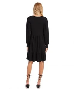 Karen Kane Dresses Long Sleeve Tiered Dress