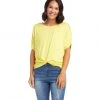 Karen Kane Petite Size Twist Front Top