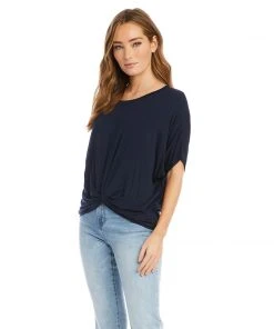 Karen Kane Twist Front Top Clothing