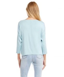 Karen Kane 3/4 Sleeve Boatneck Top
