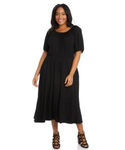 Karen Kane Best Sellers Plus Size Peasant Artisan Dress