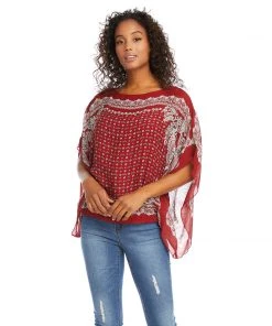 Karen Kane Clothing Boatneck Scarf Top