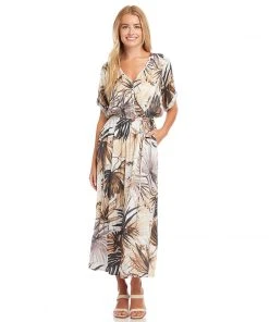 Karen Kane Cuffed Sleeve Dress Clothing
