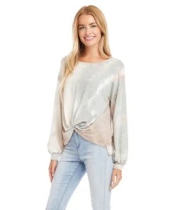 Karen Kane Twist-Front Top