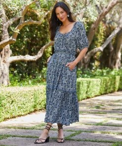 Karen Kane Poof Sleeve Dress Clothing