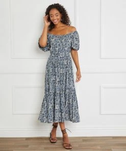 Karen Kane Poof Sleeve Dress Clothing