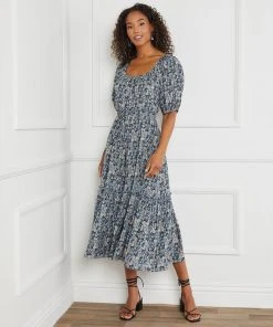 Karen Kane Poof Sleeve Dress Clothing