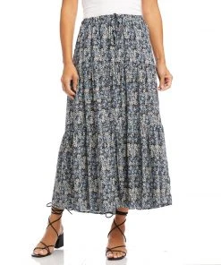 Karen Kane Tiered Midi Skirt