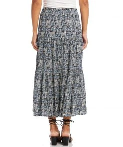 Karen Kane Tiered Midi Skirt