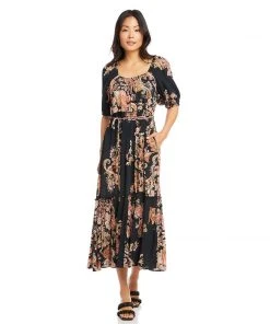 Karen Kane Clothing Poof Sleeve Dress