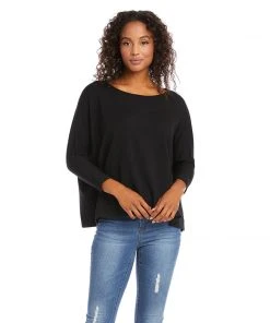 Karen Kane Clothing 3/4 Sleeve Boatneck Top