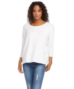 Karen Kane Clothing 3/4 Sleeve Boatneck Top