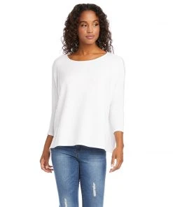 Karen Kane Clothing 3/4 Sleeve Boatneck Top