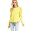 Karen Kane Shirred Sleeve Top Clothing