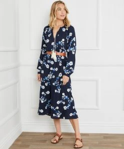 Karen Kane Tiered Peasant Dress Clothing