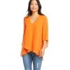 Karen Kane Bracelet Sleeve Asymmetric Top
