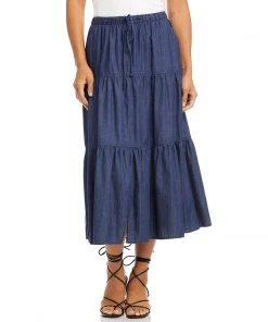 Karen Kane Clothing Tiered Midi Skirt