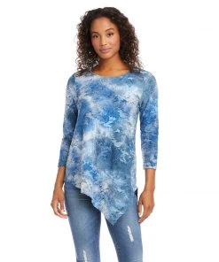 Karen Kane Asymmetric Hem Top Clothing