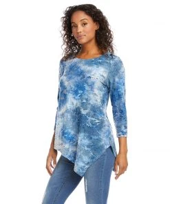 Karen Kane Asymmetric Hem Top Clothing