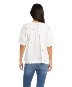 Karen Kane Honey Bee Peasant Top Clothing