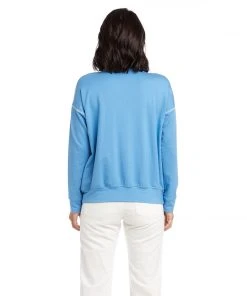 Karen Kane Clothing Contrast Stitch Pullover