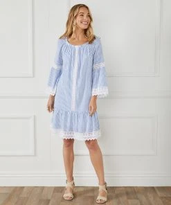 Karen Kane Mixed Lace Dress