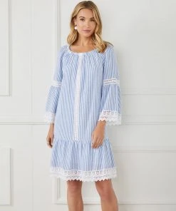 Karen Kane Mixed Lace Dress