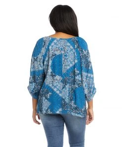 Karen Kane Plus Size Blouson Sleeve Top
