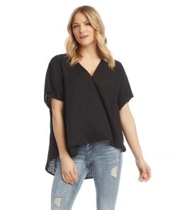 Karen Kane Clothing Oversize Crossover Top