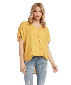 Karen Kane Clothing Oversize Crossover Top