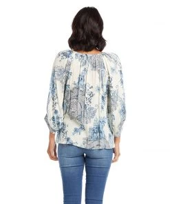 Karen Kane Petite Size Blouson Sleeve Top