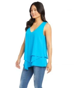 Karen Kane Tops Layered Tank