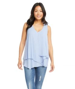 Karen Kane Tops Layered Tank