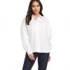 Karen Kane Clothing Shirred Sleeve Shirt