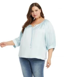 Karen Kane Plus Size Blouson Sleeve Top
