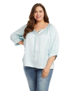 Karen Kane Plus Size Blouson Sleeve Top