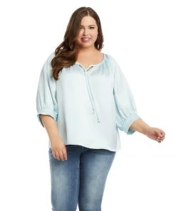 Karen Kane Plus Size Blouson Sleeve Top