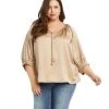 Karen Kane Plus Size Blouson Sleeve Top