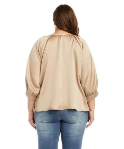 Karen Kane Plus Size Blouson Sleeve Top