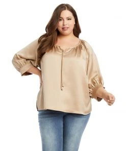 Karen Kane Plus Size Blouson Sleeve Top
