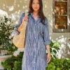 Karen Kane Linen Shirtdress Clothing
