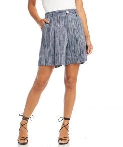 Karen Kane Clothing High Waist Pleated Shorts
