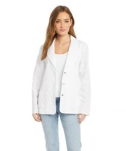 Karen Kane Eyelet Blazer Clothing