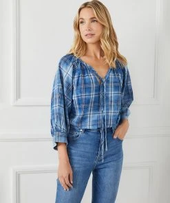 Karen Kane Blouson Sleeve Top Clothing